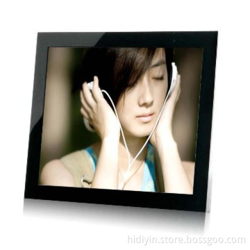 Fashion white 19 inch battery powered digital picture frames